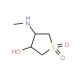 4-Methylamino-1,1-dioxo-tetrahydro-1lambda*6*-thiophen-3-ol (CAS 66419-61-2) - chemical structure image