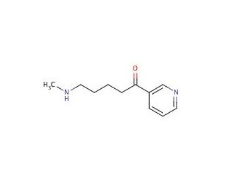 4-(Methylamino)-1-(3-pyridyl)-1-pentanone, Dihydrochloride (CAS 133381-81-4) - chemical structure image
