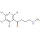 4-(Methylamino)-1-(3-pyridyl-d4)-1-butanone Dihydrochloride (CAS 764661-23-6) - chemical structure image