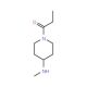 4-Methylamino-1-propionylpiperidine - chemical structure image