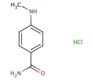 4-(methylamino)benzamide hydrochloride - chemical structure image