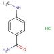 4-(methylamino)benzamide hydrochloride - chemical structure image