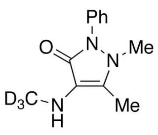 4-Methylamino-d3 antipyrine (CAS 1246820-06-3) - chemical structure image