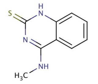 4-(methylamino)quinazoline-2-thiol - chemical structure image