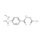 ({4-[(methylamino)sulfonyl]benzoyl}amino)acetic acid - chemical structure image