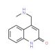 4-Methylaminomethyl-quinolin-2-ol - chemical structure image