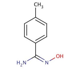 4-Methylbenzamide oxime (CAS 19227-13-5) - chemical structure image