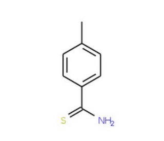 4-Methylbenzene-1-carbothioamide (CAS 2362-62-1) - chemical structure image