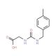 ({[(4-methylbenzyl)amino]carbonyl}amino)acetic acid - chemical structure image