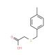 [(4-methylbenzyl)thio]acetic acid (CAS 58511-20-9) - chemical structure image