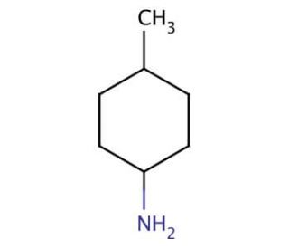 4-Methylcyclohexylamine, mixture of cis and trans (CAS 6321-23-9) - chemical structure image