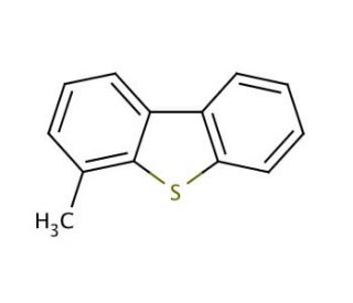 4-Methyldibenzothiophene (CAS 7372-88-5) - chemical structure image