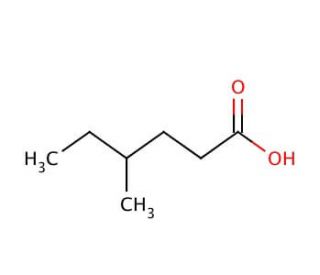 4-Methylhexanoic acid (CAS 1561-11-1) - chemical structure image