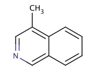 4-Methylisoquinoline (CAS 1196-39-0) - chemical structure image