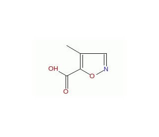 4-Methylisoxazole-5-carboxylic acid (CAS 261350-46-3) - chemical structure image