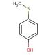4-(Methylmercapto)phenol (CAS 1073-72-9) - chemical structure image