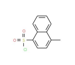 4-Methylnaphthalene-1-sulphonyl chloride (CAS 10447-11-7) - chemical structure image