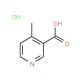 4-Methylnicotinic acid hydrochloride (CAS 94015-05-1) - chemical structure image