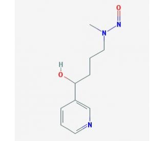 4-(Methylnitrosamino)-1-(3-pyridyl)-1-butanol (CAS 76014-81-8) - chemical structure image