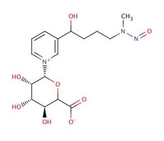 4-(Methylnitrosamino)-1-(3-pyridyl)-1-butanol N-&beta;-D-Glucuronide (CAS 350508-29-1) - chemical structure image