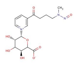 4-(Methylnitrosamino)-1-(3-pyridyl)-1-butanone N-β-D-Glucuronide (CAS 350508-26-8) - chemical structure image