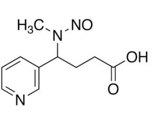 4-(Methylnitrosamino)-4-(3-pyridyl)butyric Acid (CAS 123743-84-0) - chemical structure image