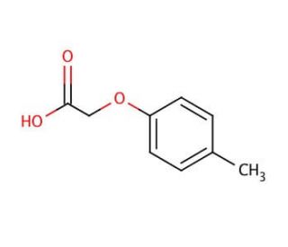 (4-Methylphenoxy)acetic acid (CAS 940-64-7) - chemical structure image