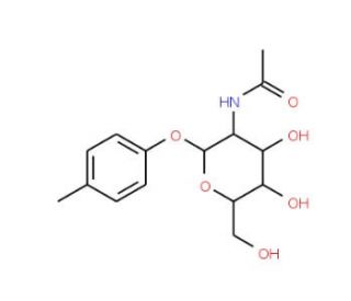 4-Methylphenyl 2-acetamido-2-deoxy-b-D-glucopyranoside (CAS 35694-99-6) - chemical structure image