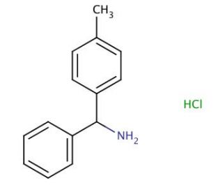 (4-methylphenyl)(phenyl)methanamine hydrochloride - chemical structure image