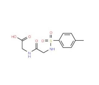 [({[(4-methylphenyl)sulfonyl]amino}acetyl)amino]acetic acid (CAS 4703-34-8) - chemical structure image