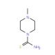 4-methylpiperazine-1-carbothioamide (CAS 33860-28-5) - chemical structure image