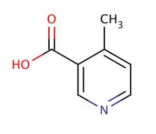 4-Methylpyridine-3-carboxylic acid (CAS 3222-50-2) - chemical structure image