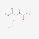 4-(methylsulfanyl)-2-propanamidobutanoic acid (CAS 52811-70-8) - chemical structure image