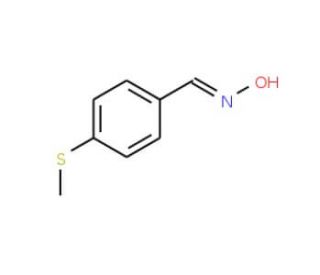 4-Methylsulfanyl-benzaldehyde oxime (CAS 93033-60-4) - chemical structure image