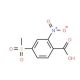 4-(Methylsulfonyl)-2-nitrobenzoic acid (CAS 110964-79-9) - chemical structure image