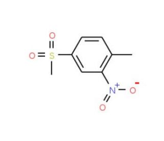 4-Methylsulfonyl-2-nitrotoluene (CAS 1671-49-4) - chemical structure image