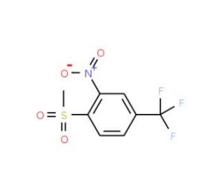 4-Methylsulfonyl-3-nitrobenzotrifluoride - chemical structure image