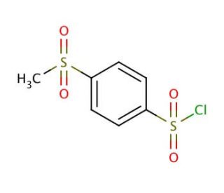 4-(Methylsulfonyl)benzenesulfonyl chloride (CAS 82964-91-8) - chemical structure image