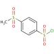 4-(Methylsulfonyl)benzenesulfonyl chloride (CAS 82964-91-8) - chemical structure image