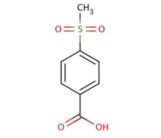 4-(Methylsulfonyl)benzoic acid (CAS 4052-30-6) - chemical structure image