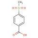 4-(Methylsulfonyl)benzoic acid (CAS 4052-30-6) - chemical structure image