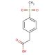 4-(Methylsulfonyl)phenylacetic acid (CAS 90536-66-6) - chemical structure image