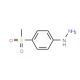 [4-(methylsulfonyl)phenyl]hydrazine (CAS 877-66-7) - chemical structure image