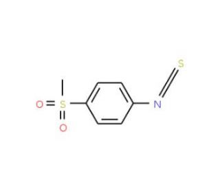 4-Methylsulfonylphenylisothiocyanate (CAS 15863-56-6) - chemical structure image