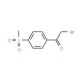 4-(Methylsulphonyl)phenacyl bromide (CAS 50413-24-6) - chemical structure image