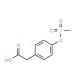 4-(Methylsulphonyloxy)phenylacetic acid 的分子结构, CAS编号: 64369-79-5 4-(Methylsulphonyloxy)phenylacetic acid (CAS 64369-79-5) - chemical structure image