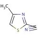 4-Methylthiazole-2-carbonitrile (CAS 100516-98-1) - chemical structure image