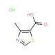 4-Methylthiazole-5-carboxylic acid hydrochloride - chemical structure image