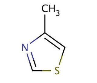 4-Methylthiazole (CAS 693-95-8) - chemical structure image