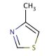 4-Methylthiazole (CAS 693-95-8) - chemical structure image